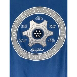Sea Island Golf Resort Performance Center Blue Cotton T-Shirt Men's XXL‎ G1